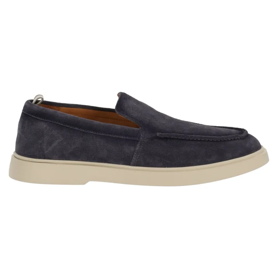 Flache Slip-On Schuhe aus Wildleder Bones