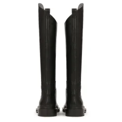 Flache Slipper-Boots aus Leder