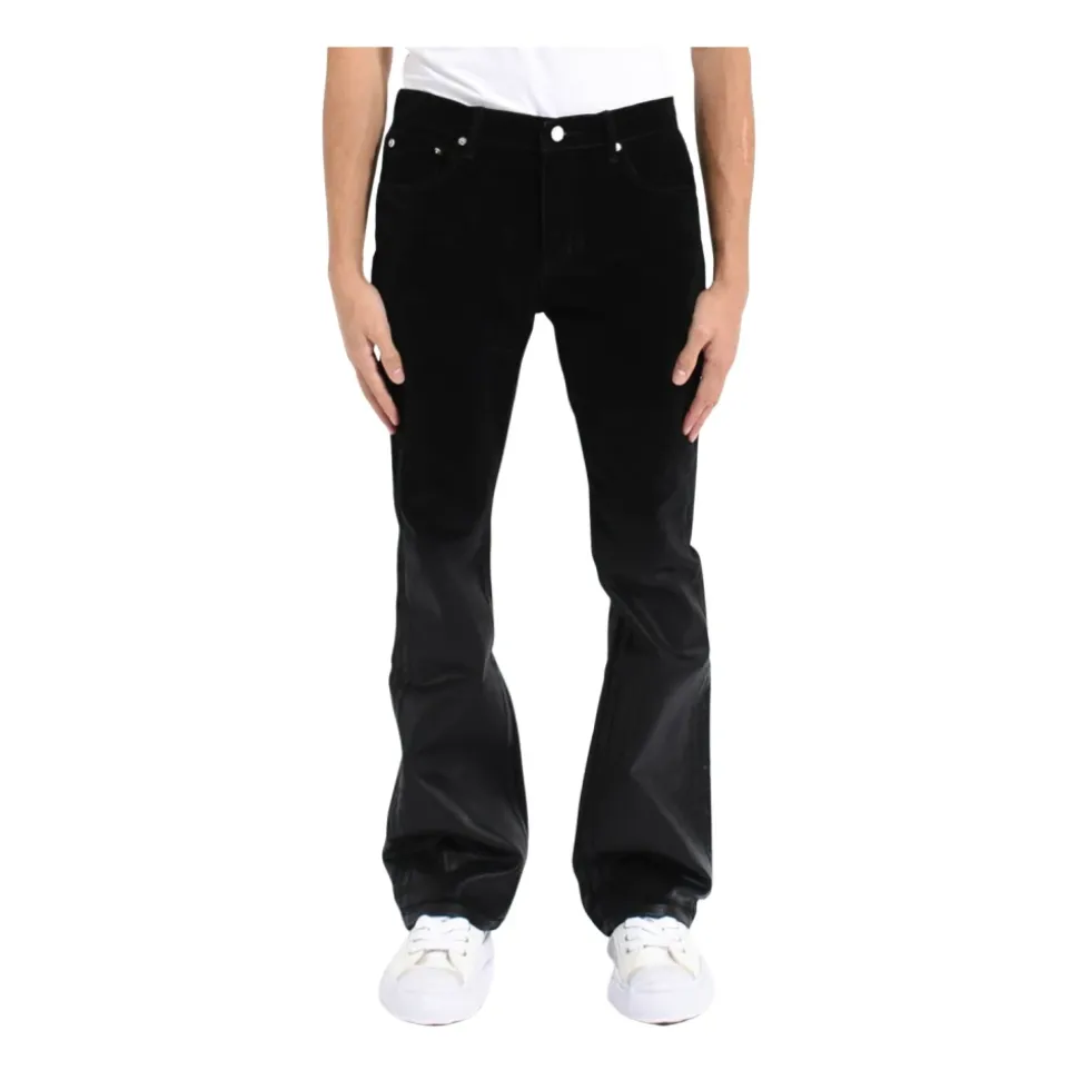 Flare Flock Dipped Jeans