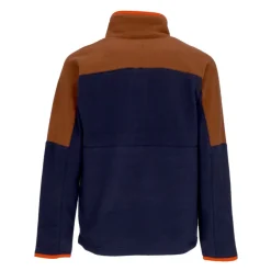 Fleecejacke mit Halbem Reißverschluss und Stehkragen