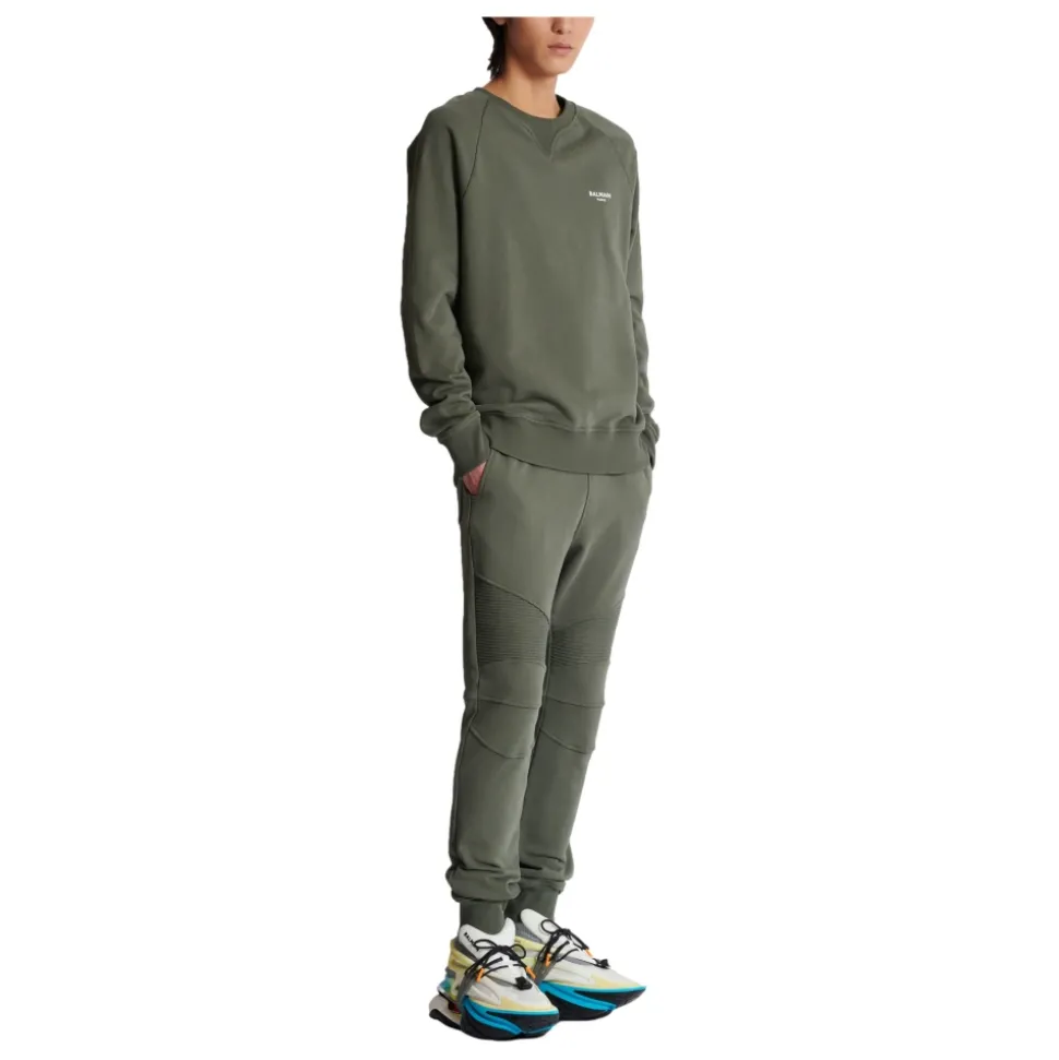 Flocked sweatshirt