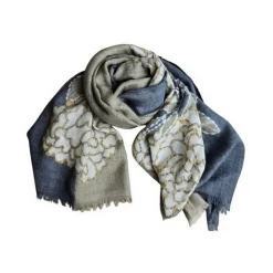 Floral Beaded Scarf