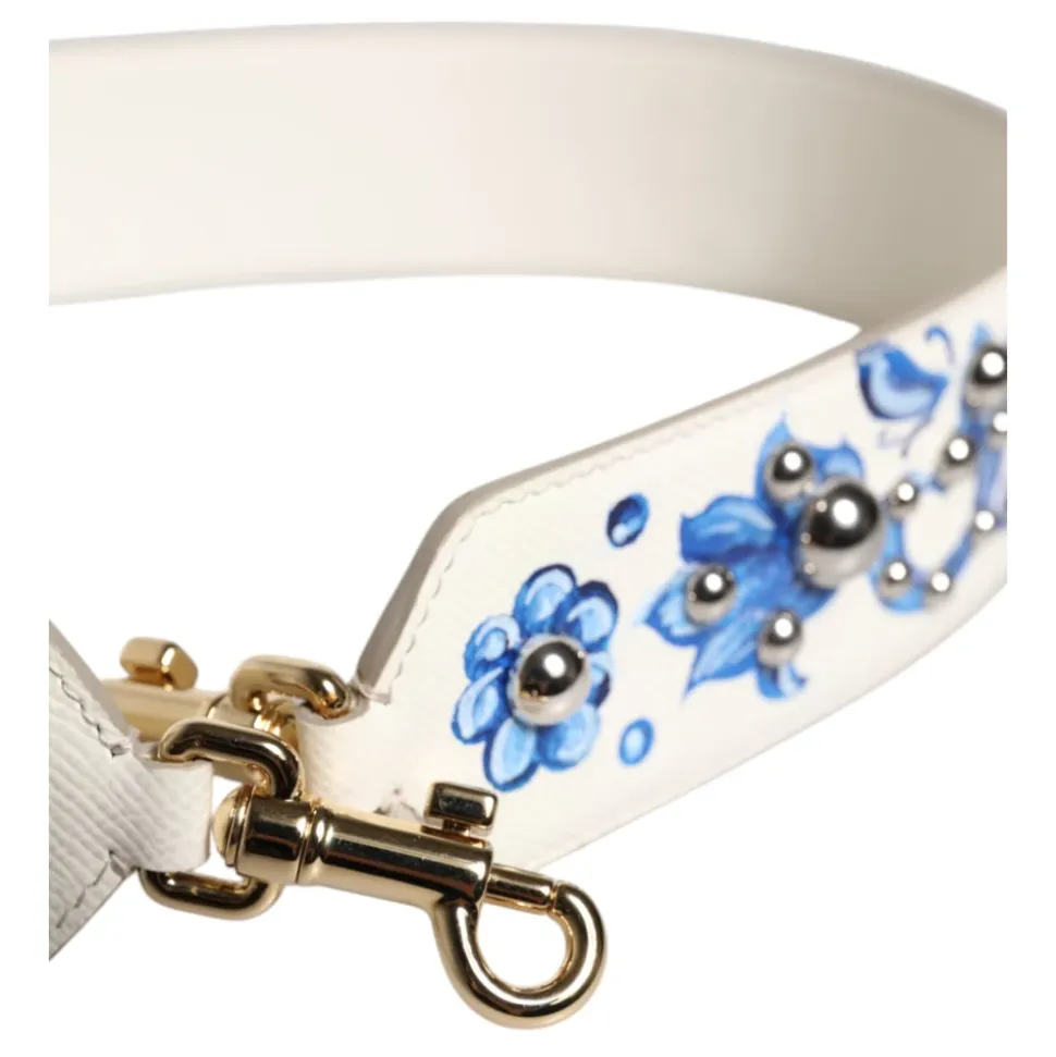 Floral Leder Schulterriemen mit Nieten