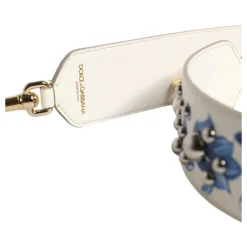 Floral Leder Schulterriemen mit Nieten