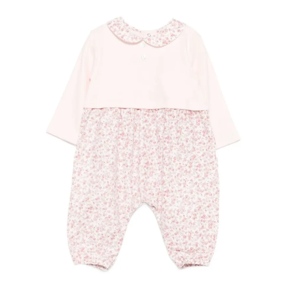 Floral Print Cotton Romper