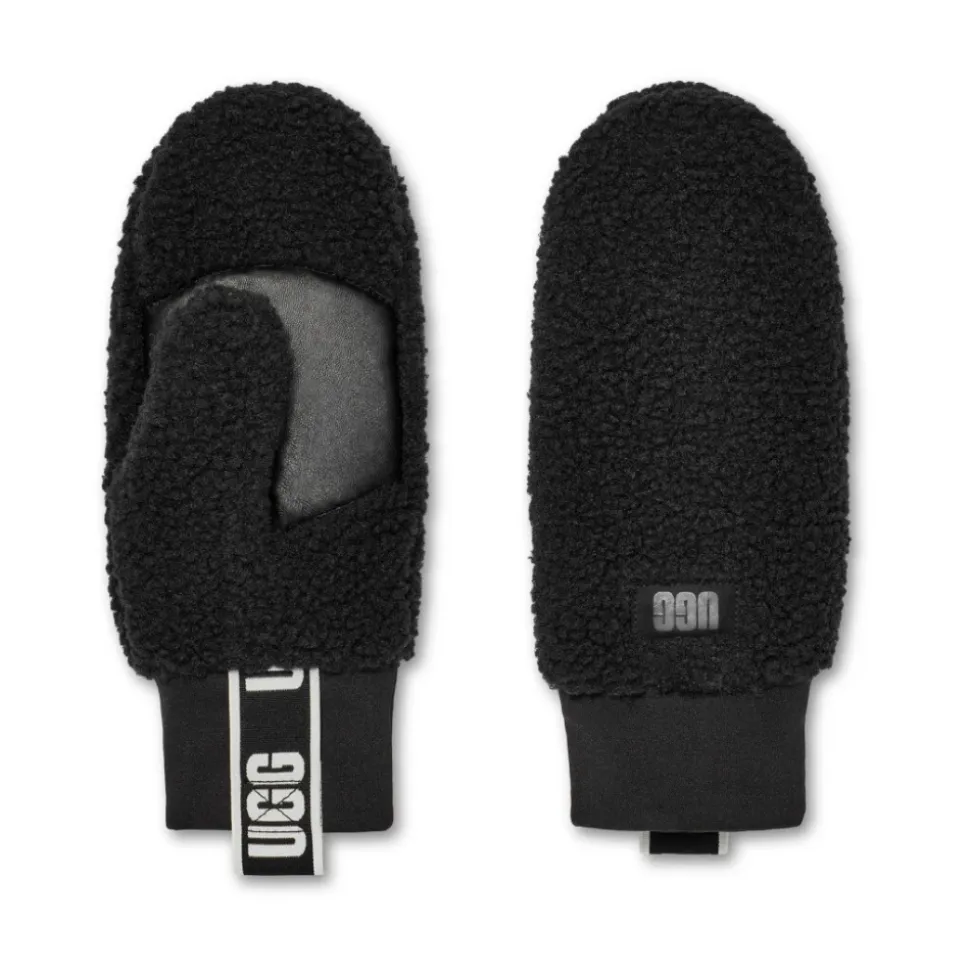 Fluff Mitten With Logo Tape