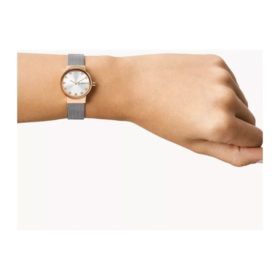 Freja Lille Edelstahl Uhr
