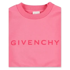 Fuchsia Logo Sweatshirt im Cropped-Stil