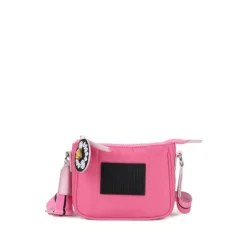 Fuchsia Taschen mit Logo Patch Charme