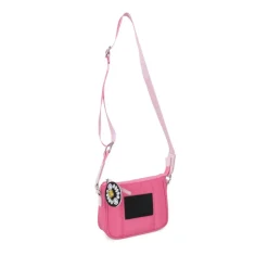 Fuchsia Taschen mit Logo Patch Charme