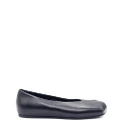 G34 Square – Schwarze gefaltete Ballerina