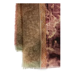 Gedruckter Kaschmirschal in Multicolor