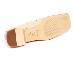 Geflochtene, perforierte Lederschuhe - Modell Rose