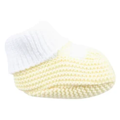 Gelbe Baumwoll Babyschuhe