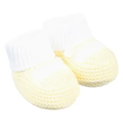 Gelbe Baumwoll Babyschuhe