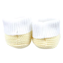 Gelbe Baumwoll Babyschuhe