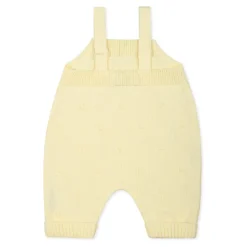 Gelbe gepunktete Baumwoll Latzhose