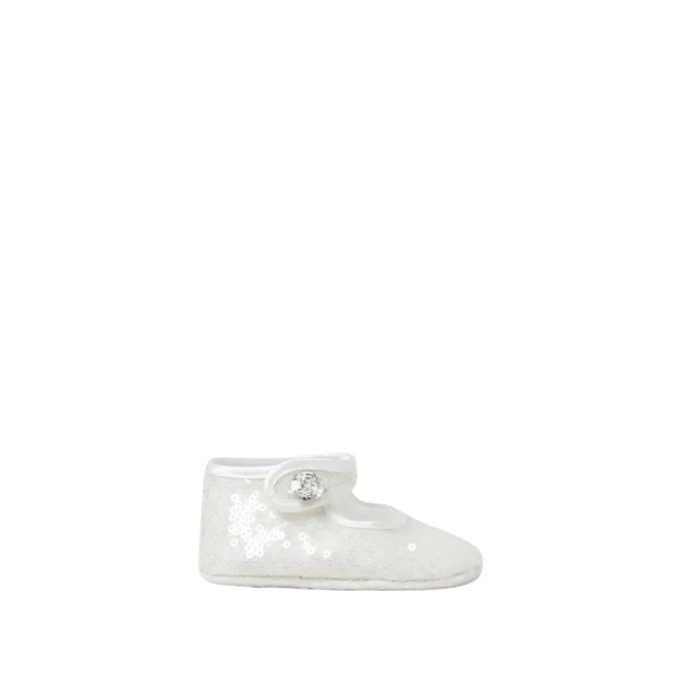 Gelbe Pailletten Babyschuhe
