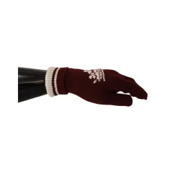 Gemusterte Strickhandschuhe für den Winter