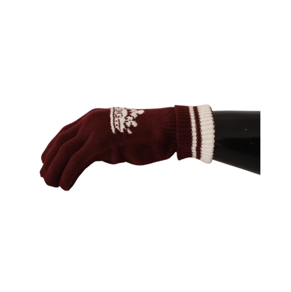 Gemusterte Strickhandschuhe für den Winter