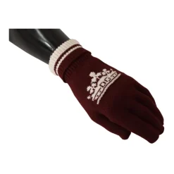Gemusterte Strickhandschuhe für den Winter