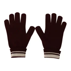 Gemusterte Strickhandschuhe für den Winter
