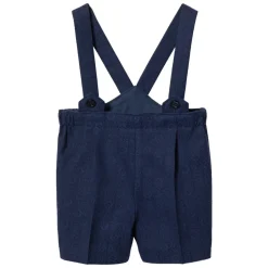 Gemusterte Woll-Overalls