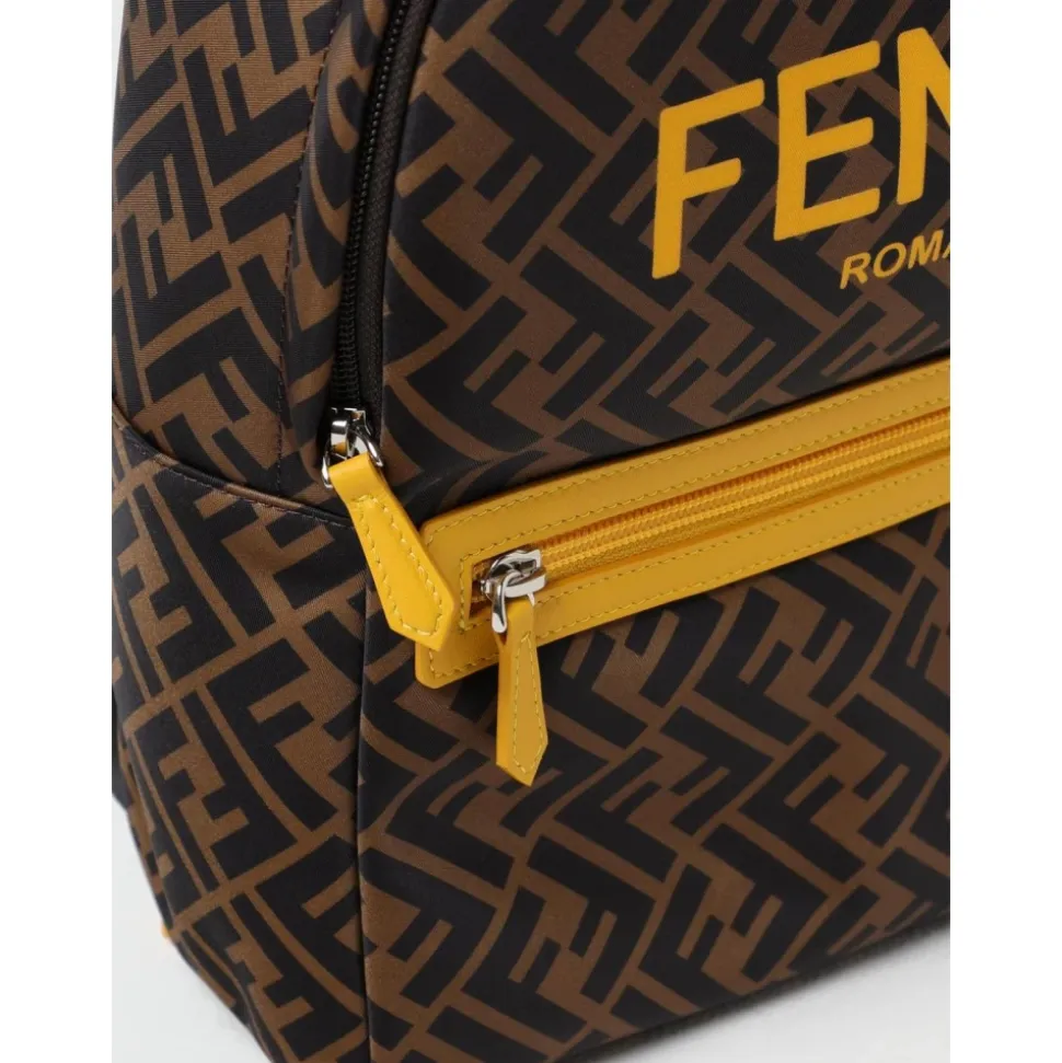 Gemusterter Logo-Rucksack