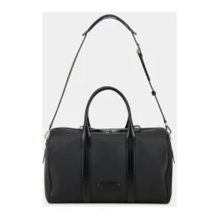 Genarbtes Leder Medium Duffle mit weiter Öffnung