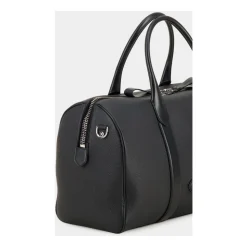 Genarbtes Leder Medium Duffle mit weiter Öffnung