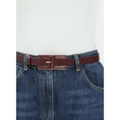 Geometric Buckle Belt