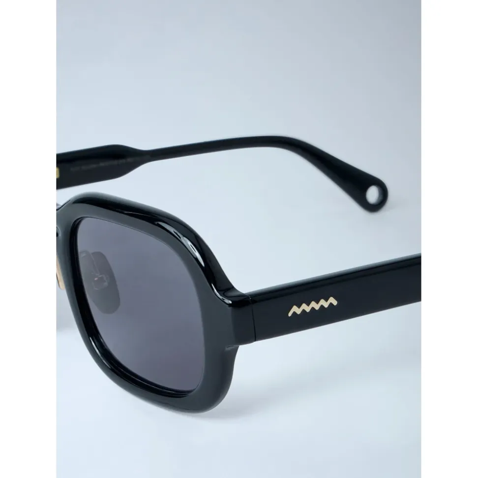 Geometrische quadratische Sonnenbrille