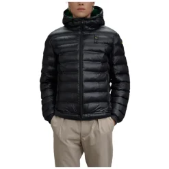 Gepolsterte Herrenjacke mit Kapuze
