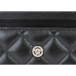 Gepolsterte Leder-Damenkartenhalter