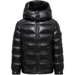 Gepolsterte Schwarze Steppjacke für Kinder