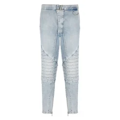 Gerippte Slim-Fit-Jeans aus Baumwolle