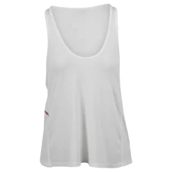 Geripptes Tanktop mit Logo-Plakette