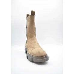 Geschnürte braune Chelsea Boots