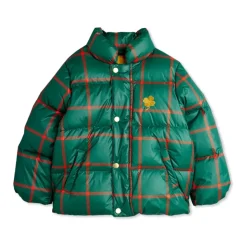 Gesteppte Jacke mit Karomuster