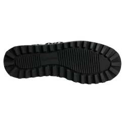 Gesteppte Logo Slide Sandalen Schwarz Weiß