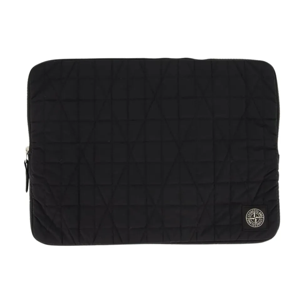 Gesteppte Nylon Metal Laptop-Tasche