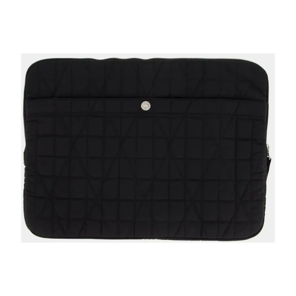 Gesteppte Nylon Metal Laptop-Tasche