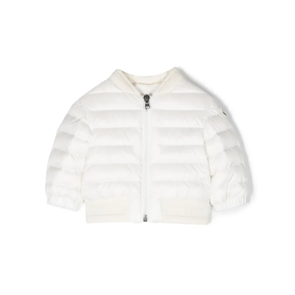 Gesteppte, wattierte Jacke mit Logo-Patch