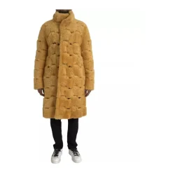 Gesteppter Shearling Mantel