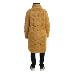 Gesteppter Shearling Mantel