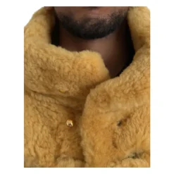 Gesteppter Shearling Mantel