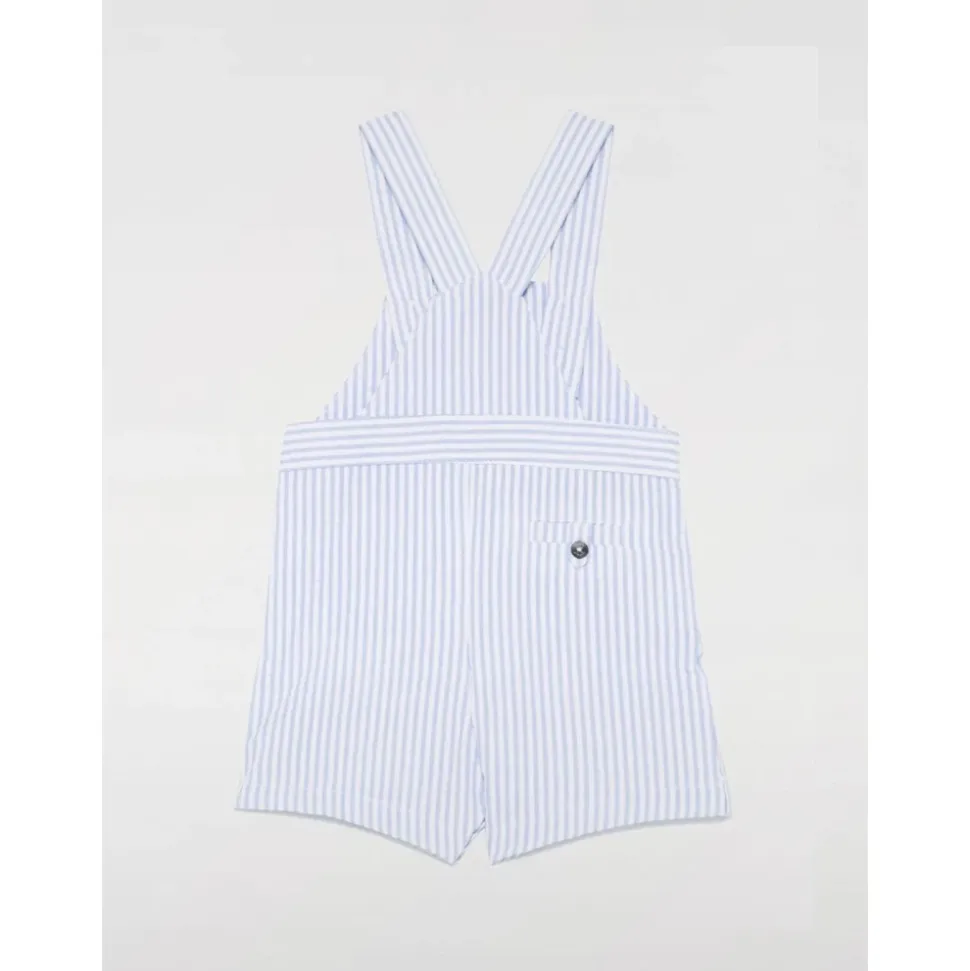 Gestreifte Latzhose Shorts für Babys