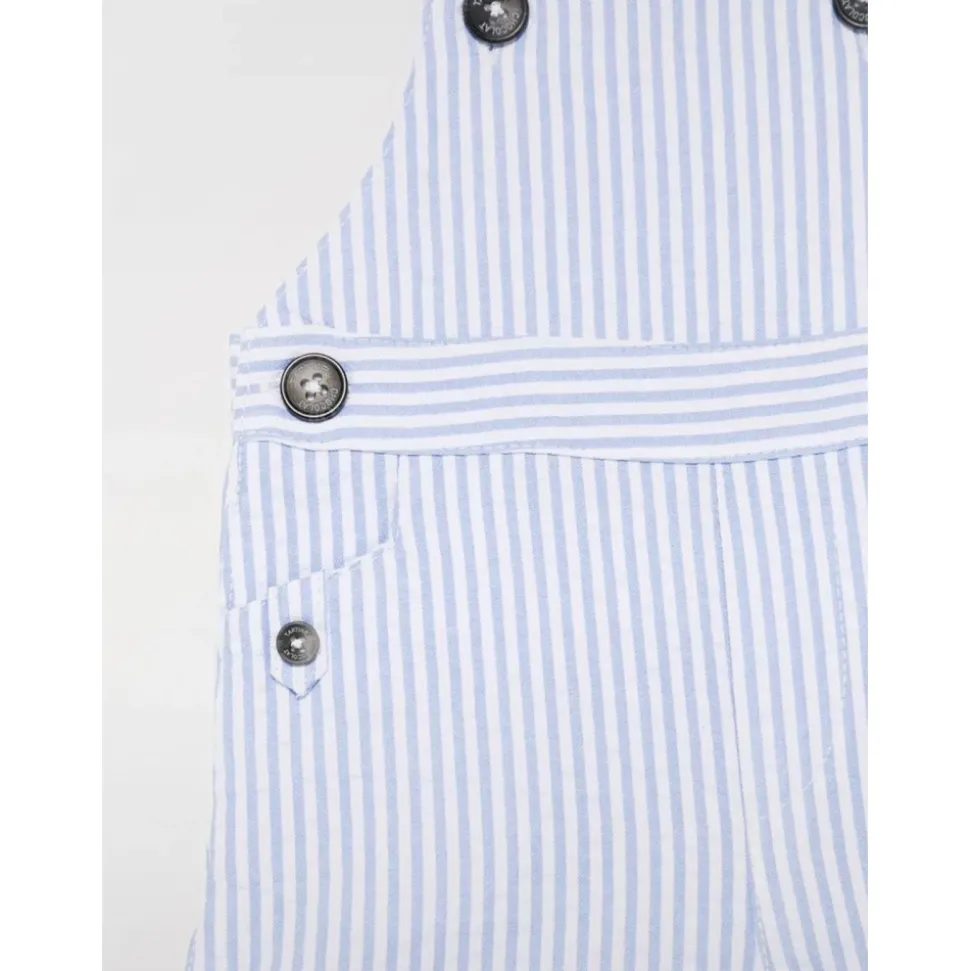 Gestreifte Latzhose Shorts für Babys