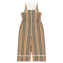 Gestreifter Baumwoll-Jumpsuit