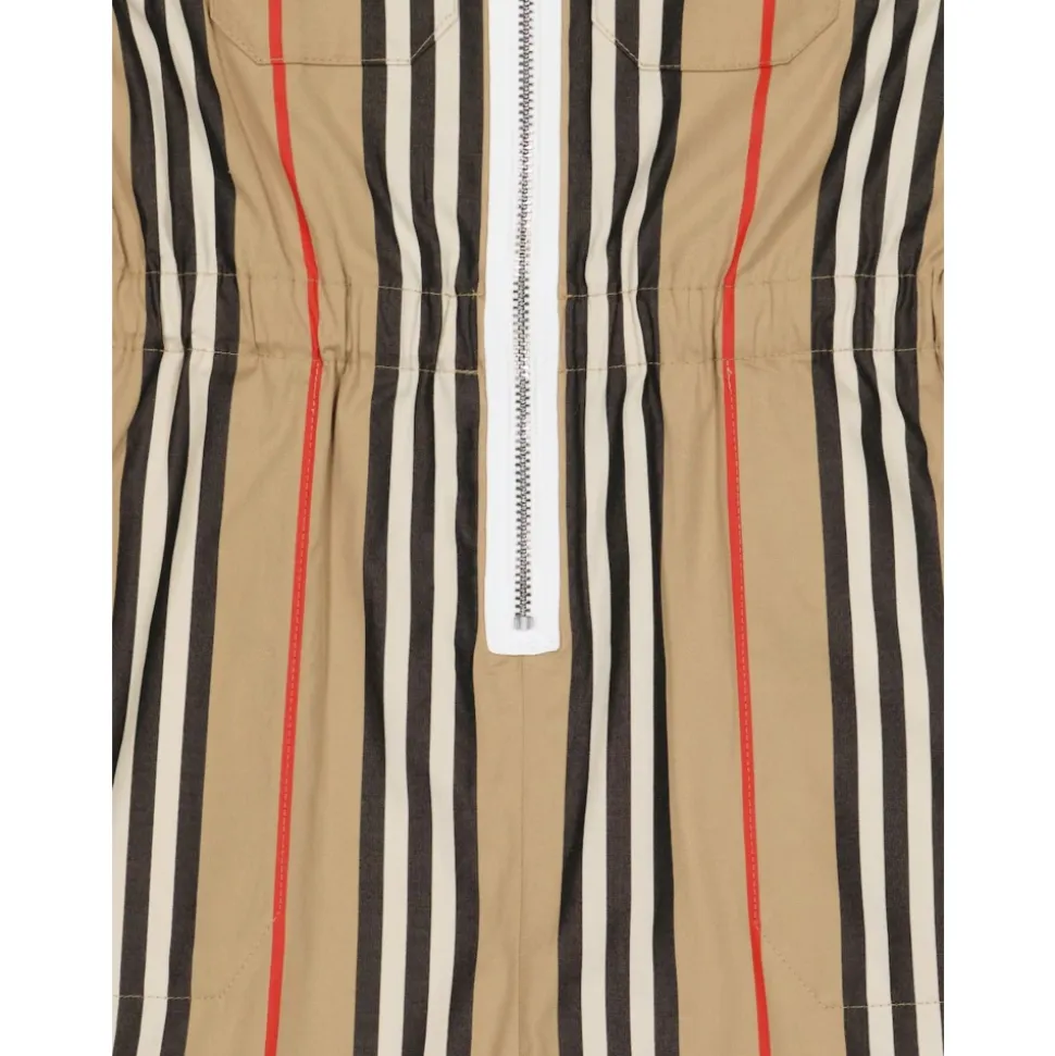 Gestreifter Baumwoll-Jumpsuit